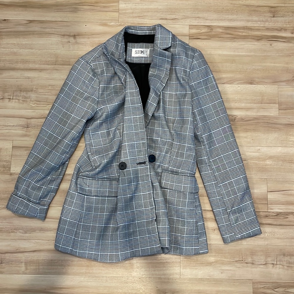 LF Plaid Blazer